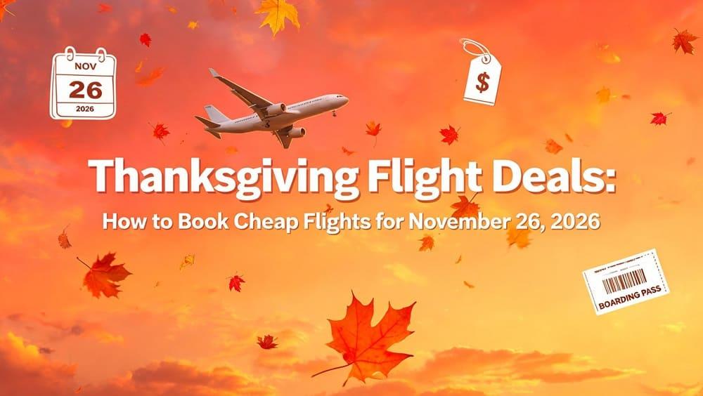 Thanksgiving Flight Deals: How to Book Cheap Flights for November 26, 2026