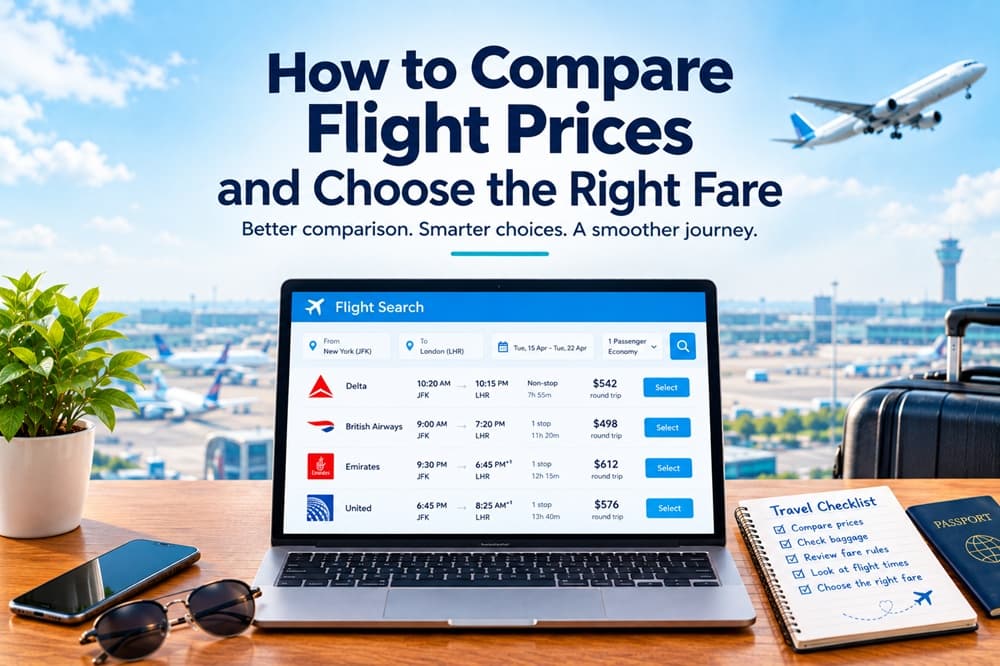How to Compare Flight Prices and Choose the Right Fare